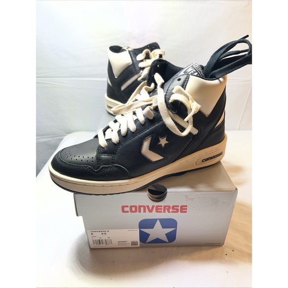 Converse Weapon Mid Men's Size 8 US Black/Natural Ivory/Black A04400C